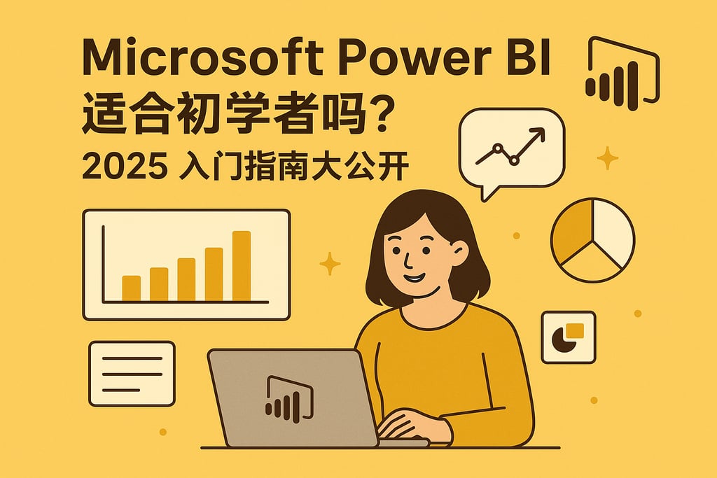 Microsoft Power BI适合初学者吗？2025入门指南大公开